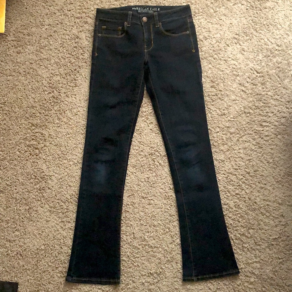 American Eagle Skinny Kick Jeans (Long Length!)